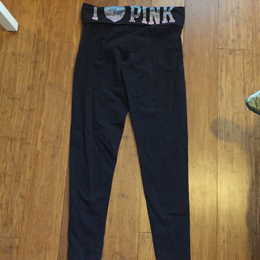 Pink Victoria’s Secret Leggins